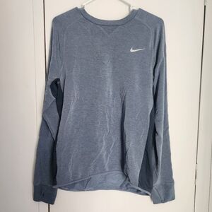 Nike Running Dri-Fit Blue Long Sleeve Men's Size Small